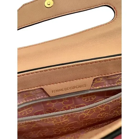 Femme De Cupcakes Pink Clutch - Picture 6 of 6